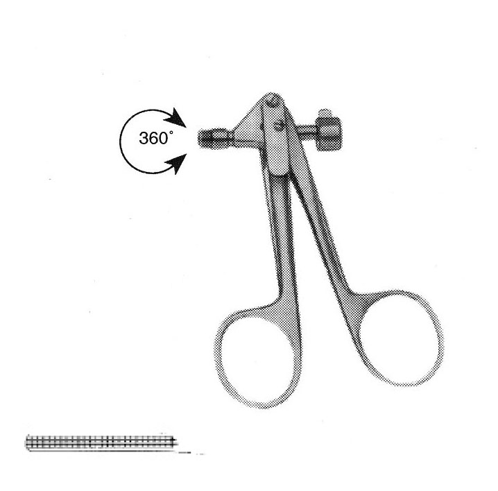 DE BAKEY ATROMAT BAĞIRSAK KLEMP ÇAP  10 MM